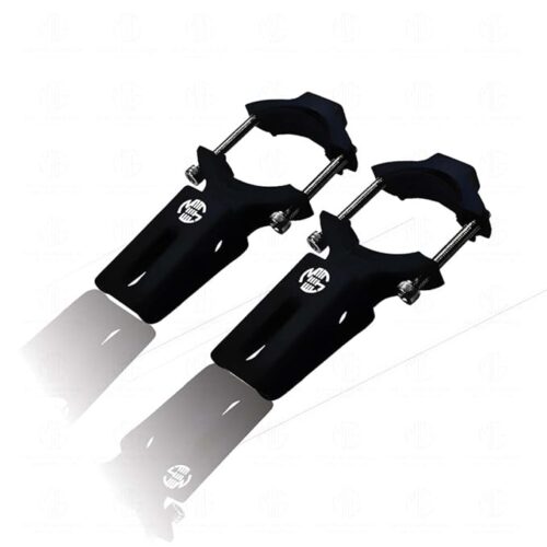 MOTO GENIUS Universal Motorcycle Fog Light Clamp  for Bajaj / Hero / Honda / Suzuki / TVS / Yamaha / Mahindra / KTM / Royal Enfield / Kawasaki