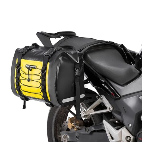 MOTO GENIUS Universal Motorcycle Saddle Bag for Bajaj / Hero / Honda / TVS / Yamaha / Suzuki