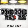 MOTO GENIUS Universal LED Motorcycle Fog Light -  for Bajaj / Hero / Honda / Suzuki / TVS / Yamaha / Mahindra / KTM / Royal Enfield / Kawasaki