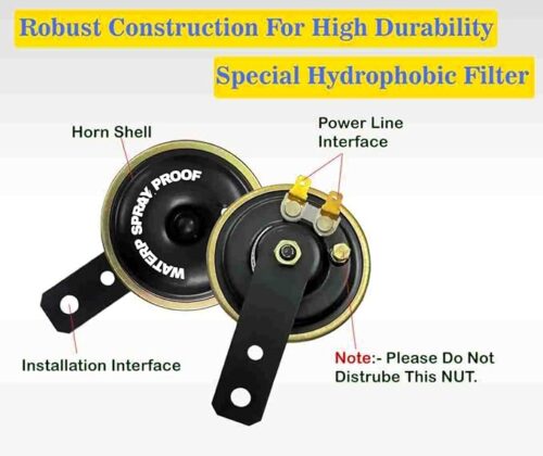 Bike Horn | Capable for Royal enfield Bullet 350 | Powerful Sound |