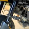 MOTO GENIUS Universal Motorcycle Fog Light Clamp  for Bajaj / Hero / Honda / Suzuki / TVS / Yamaha / Mahindra / KTM / Royal Enfield / Kawasaki