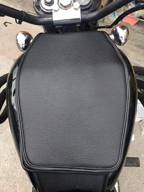 Tank Cover (Gunmetal & Signals Coffee Brown) for Royal Enfield Classic 350/500/ Bullet/Standard and Electra (1 piece)